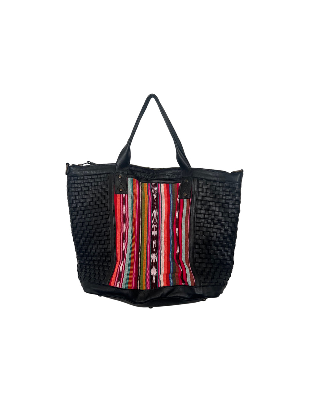 ARTISAN MINI WEEKENDER- BRAIDED IKAT